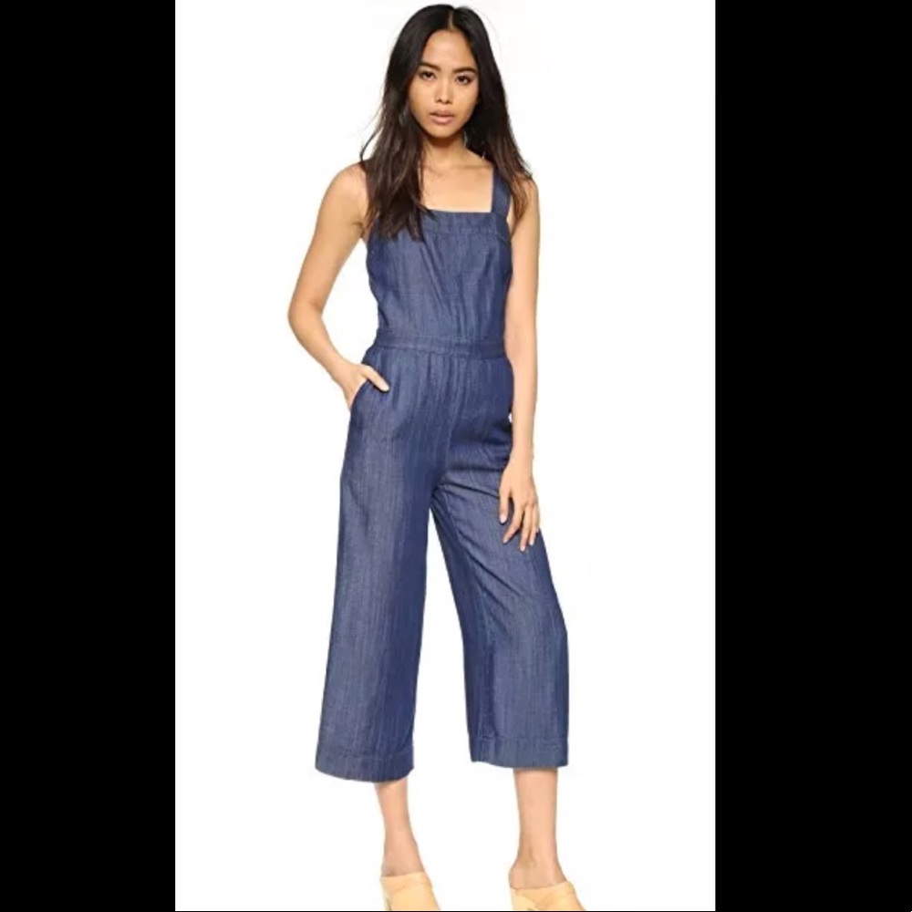 Club Monaco Denim Jumpsuit